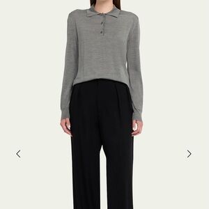 THE ROW
Lilienne Silk Polo Top xs